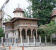Le monastère Stavropoleos, un bijou dans un pâté de maisons entouré d’un chantier de réaménagement urbain dans le centre historique de Bucarest.