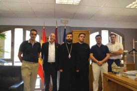 O nouă întâlnire a Preasfintitului Timotei cu primarul din Noblejas