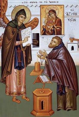 L’icône de la Mère de Dieu Axios Estin