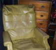 Fauteuil dans lequel se reposait le Saint, se trouvant dans sa cellule de l’orphelinat  Saint Tykhon de San Francisco
