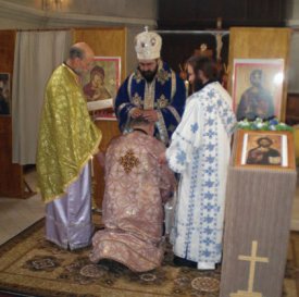 Vizita Înalt Prea Sfinţitului Părinte Iosif în parohia «Sf. Andrei şi Sf. Alexandra» (Caen, Franţa)