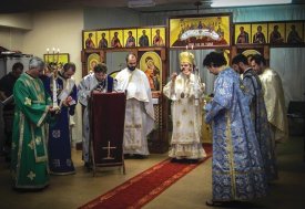Hramul noii Parohii Ortodoxe Române „Sfânta Veronica" din Coventry, Marea Britanie