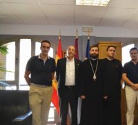 O nouă întâlnire a Preasfintitului Timotei cu primarul din Noblejas