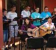 NEPSIS Torino: recital de poezie, cântec si eseu, coordonat de Nicoleta Istina (la chitara, în centru)