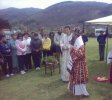 Slujire Ã®n aer liber la L'Aquila, Italia
