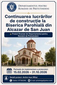 Continuarea lucrărilor de construcție la Biserica Parohială din Alcazar de San Juan