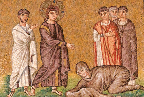 La guérison de la femme hémoroïsse et la résurrection de la fille de ...